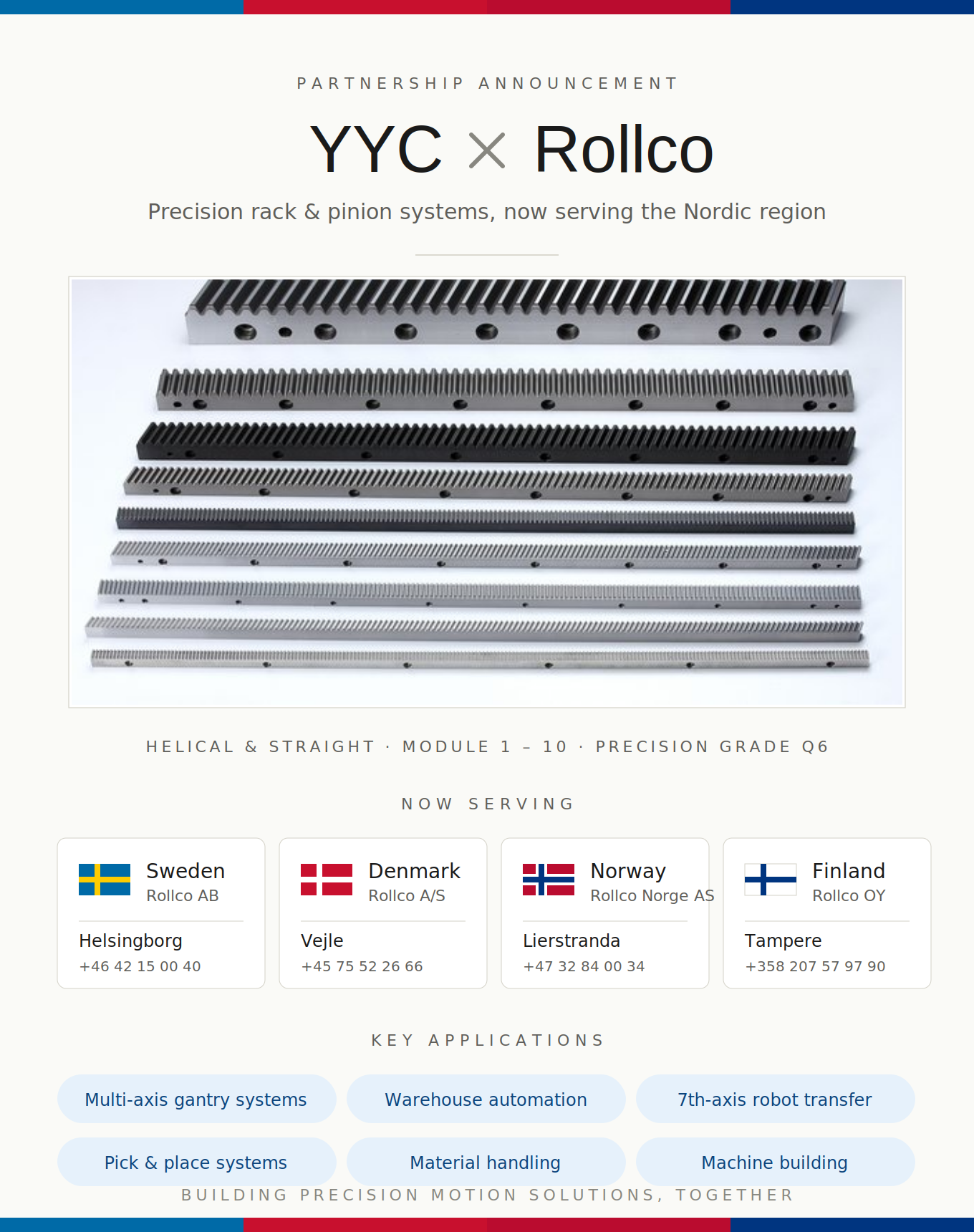 Proud to announce a new chapter for YYC in the Nordics.