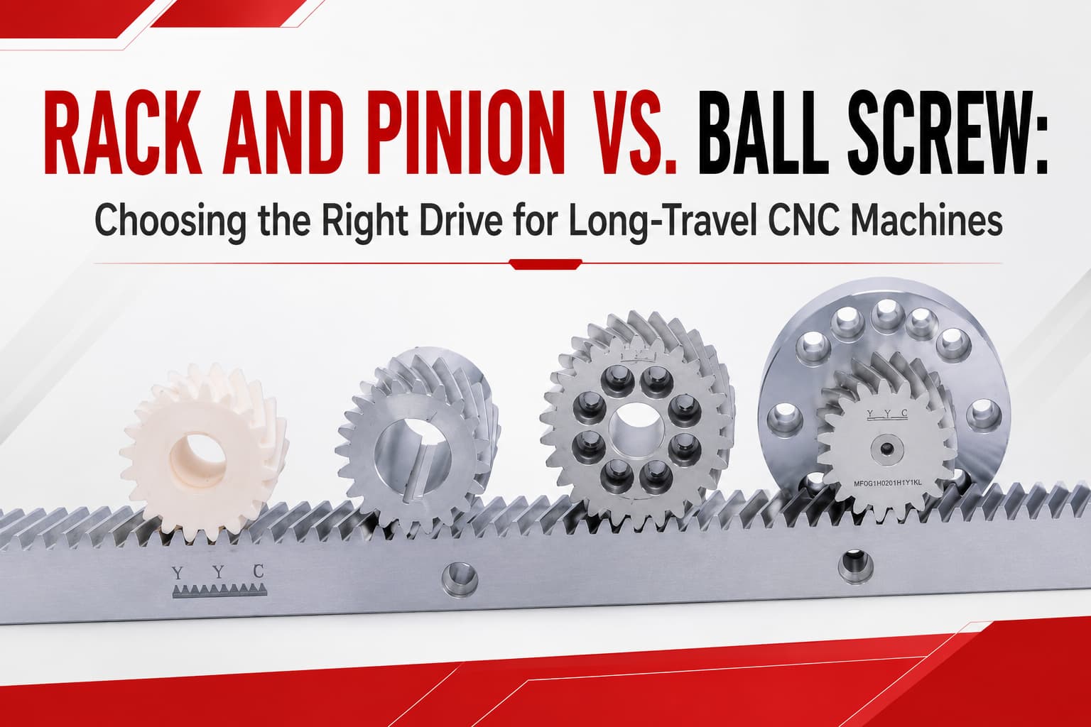 Rack and Pinion vs. Ball Screw: Choosing the Right Drive for Long-Travel CNC Machines